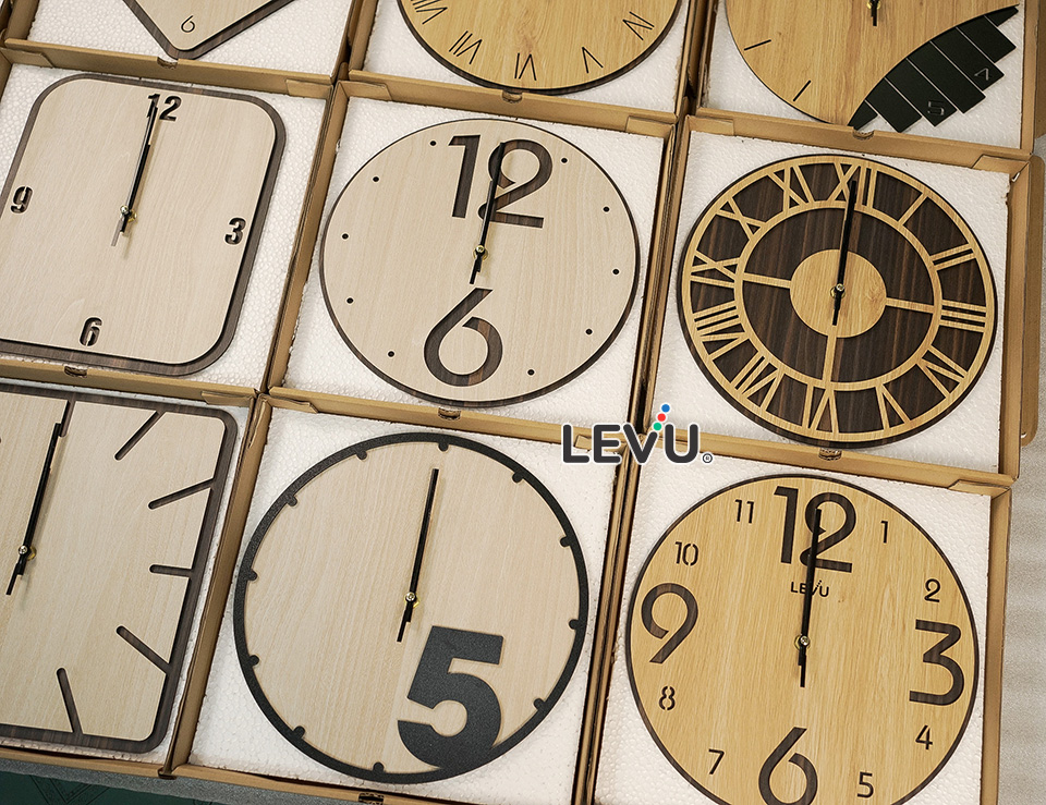 Nơi bán đồng hồ treo tường gỗ đơn giản giá rẻ tại Tphcm